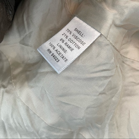 Banana Republic Brown Blazer Vest Suit 6 Office Career - Picture 7 of 10